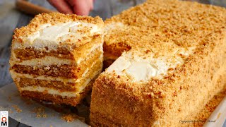 Торт quotМедовикquot за 30 МИНУТ Без Лишних Заморочек  Honey Cake Recipe [upl. by Bouley]