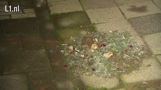 Video Gewonden en schade door vuurwerk Hoensbroek  1 jan 2016 [upl. by Gahan]