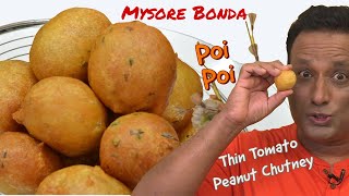 Mysore Bonda Recipe  Make Instant Mysore Bajji Recipe at Home Street Food Style  Breakfast ideas [upl. by Repard]