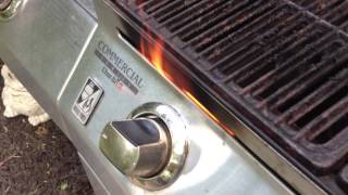 Flame Coming Out The Front Of My Grill  5292013 [upl. by Benedetto]