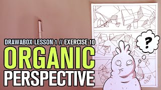 Drawabox Lesson 1 Exercise 10 Organic Perspective [upl. by Alvis]