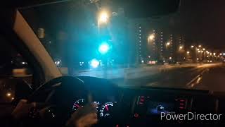 Miles Carsharing Berlin  VW T6 POV drive Berlin night [upl. by Cha]