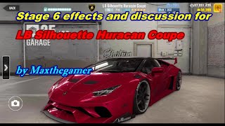 CSR2CSR Racing 2 LB Silhouette Huracan Coupe S6 Effects [upl. by Tiduj746]