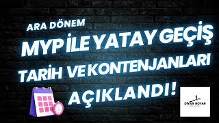 MYP İLE YATAY GEÇİŞ TARİHLERİ VE KONTENJANLARI AÇIKLANDI [upl. by Varipapa765]