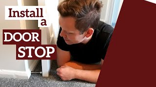 DIY  How to install or fit a door stop [upl. by Inek837]