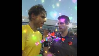 Novak Djokovic vs Rafael Nadal ❤️ A historic match⭐ [upl. by Josey]