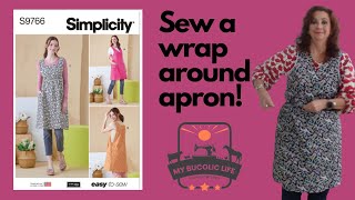 Sewing Simplicity 9766 Wrap Tabard Apron [upl. by Notrab]