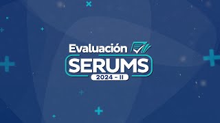 🔴 EN VIVO SERUMS l Evaluación para el SERUMS 2024II [upl. by Naz]