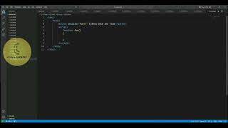 Javascript  Event handling show date and time  CodeLearning [upl. by Oiuqise]