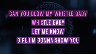 Whistle Karaoke  Flo Rida [upl. by Mitchiner50]