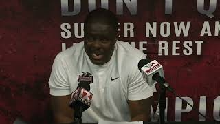 MBB vs GWU Postgame Interview LeVelle Moton [upl. by Lseil342]