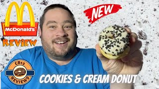 🇨🇦quotNEWquot McDonalds Cookies N Cream Mini Donut foodreview mcdonalds [upl. by Ailelc475]