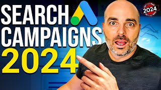 Google Search Ads Campaign Setup 2024  Step by Step Tutorial [upl. by Nosoj]