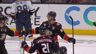 Nikita Nesterenko scores a goal against StLouis Blues  7042024 [upl. by Bradwell]