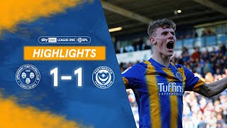 Shrewsbury Town 11 Portsmouth  Highlights 2223 [upl. by Rein]