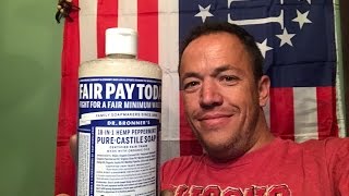 The Ultimate Camp Soap Dr Bronners 181 Magic Soap one Soap for all your camping needs [upl. by Ahsikcin]