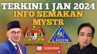 TERKINI  INFO SEMAKAN STATUS FASA 1 TAHUN 2024 [upl. by Adriane982]