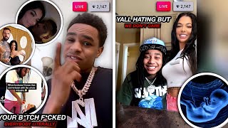 Almighty Jay Reacts To YBN Nahmir Getting Celina Powell Pregnant After She FCKS Rappers amp Hoopers [upl. by Nyrad232]