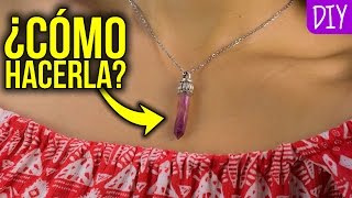 Cómo hacer collares de CUARZO a la moda 2017 [upl. by Olram747]