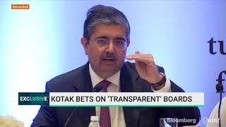 Uday Kotak On Corporate Governance Reforms [upl. by Naud]