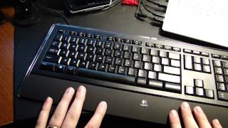 logitech illuminated keyboard review [upl. by Halle]