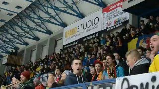 PODHALE GOOOLLLL doping kibiców na meczu Półfinałowym Podhale  Tychy 4 marca 2016 r [upl. by Farrel]