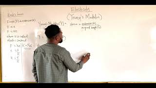 ELASTICITYYOUNG MODULUS AND HOOKS LAW advanced physics [upl. by Diaz]