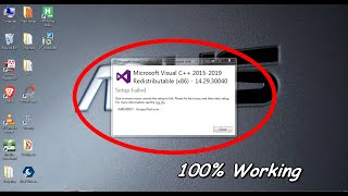 How To Fix Microsoft Visual C 2015 Redistributable Setup Failed error 0x80240017 cruntimeerrorfix [upl. by Llehsram]