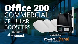 Office 200 Commercial Cellular Booster Kits [upl. by Witkin]