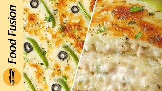 Chicken Lasagna with Creamy Sauce Recipe by Food Fusion [upl. by Nottarts]