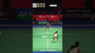 badminton What a defence from P v Sindhu 😱 [upl. by Wiersma569]