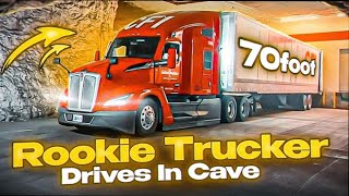 CFI  Driving a Semi in a Underground CAVE  Rookie Trucking Vlog  OTR Trucking Life [upl. by Mayer120]