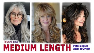 40 Inspiring Layered Hairstyles for Medium to Long Hair 2024CascadeShaggy [upl. by Autum]