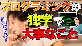 【ひろゆき】独学でプログラミングを勉強する人にひろゆきからアドバイス【切り抜き論破】 [upl. by Nevur797]