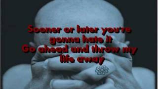 Breaking Benjamin  Sooner Or Later Lyrics on screen [upl. by Vena]