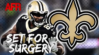 Saints TE Juwan Johnson To Have Foot Surgery  Is UDFA Dallin Holker A Roster Lock [upl. by Linnie]