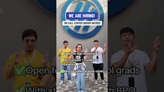 NOW HIRING 155 Call Center Agents needed Apply Now hiring callcenter bpo metacomcareers [upl. by Onirotciv6]