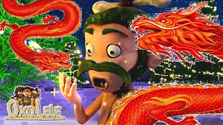 Oko Lele 🎄 Dragon Power 🐲🐉 Lunar New Year сollection ⭐ Episodes in a row  CGI animated short [upl. by Rotow]