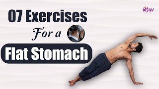 7 Exercises For A Flat Stomach [upl. by Yentiw]