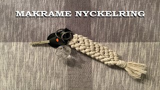 Makramé nyckelring  DIY [upl. by Gelb213]