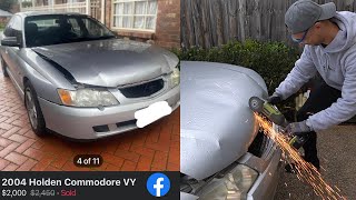 REBUILDING A WRECKED HOLDEN COMMODORE FROM FB MARKETPLACE [upl. by Eiramaliehs]