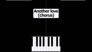 Another Love chorus  EASY Piano Tutorial [upl. by Casie]