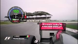 Kimi Raikkonen Vs Sergio Perez Onboard Malasia 2013 F1 [upl. by Allen]