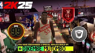 THE BEST DIKEMBE MUTOMBO BUILD NBA 2K25 LEGEND PAINT PATROLLER WITH CRAZY CONTACT DUNKS RIP [upl. by Blight406]