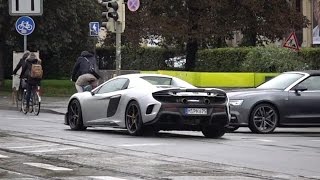 2017 McLaren 675LT Spider  Acceleration Sounds [upl. by Ihsoyim]