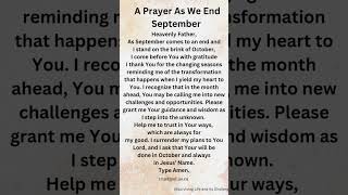 Prayer for ending September 2024 monthend amen prayer [upl. by Dira108]