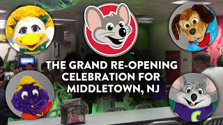 Chuck E Cheese  Middletown NJ Grand ReOpening Celebration [upl. by Dannye]