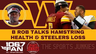 Brian Robinson Jr Gives Health Update  Recaps Commanders Loss  Sports Junkies [upl. by Sixel]