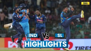 IND Vs SL Highlights 2nd ODI Rohit Sharma Fifty In Vain Sri Lanka Beat India By 32 Runs I Cricket [upl. by Enelrihs273]