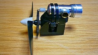 Micro Turboprop Engine Demo Internal amp External Parts [upl. by Carboni]